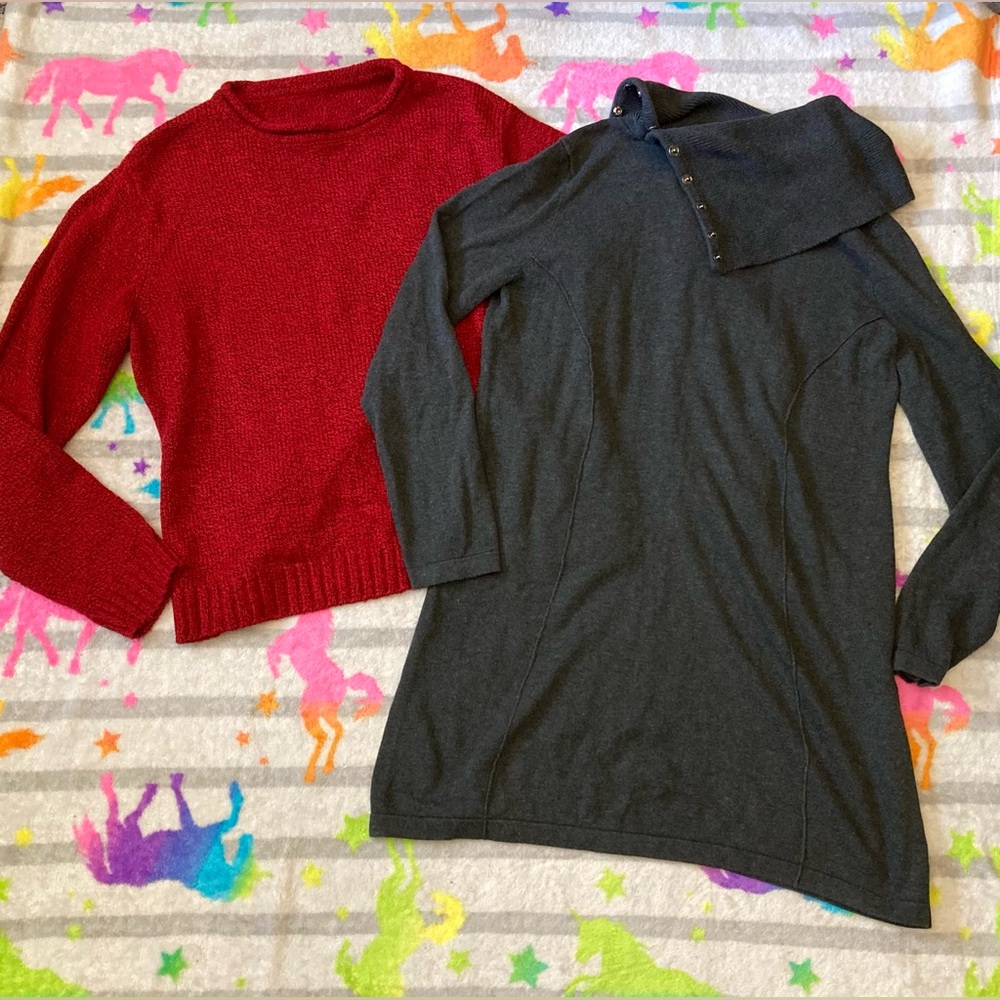 🧣Lot of 2 Vintage 90s Sweaters, size Large
